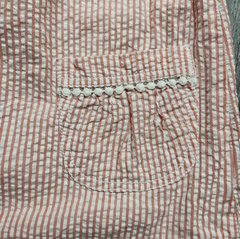 Pumpkin Patch Dress Girl's 4 Cotton Stripes
